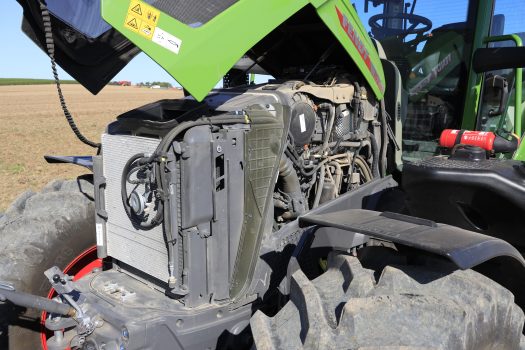 Für den Fendt 600 Vario hat die Konzerntochter AgcoPower einen neuen 4-Zylinder-Motor mit 5 Liter Hubraum entwickelt.