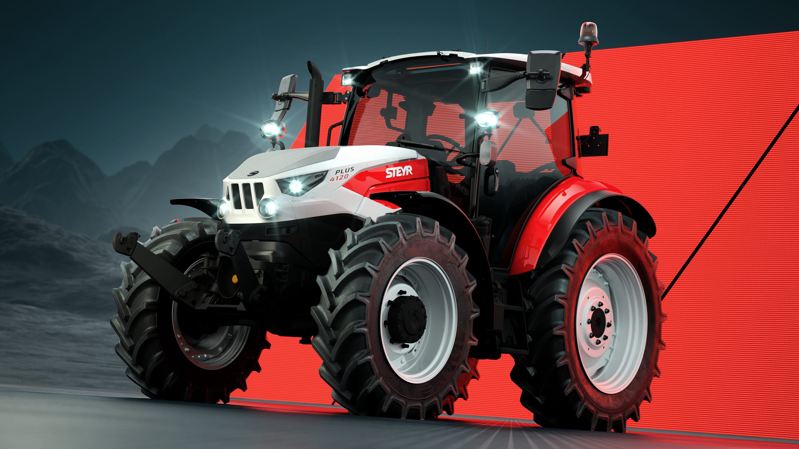 Steyr Plus mit neuer Motorhaube.