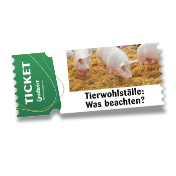 Tickets: Webinar-Aufzeichnung: Tierwohlställe