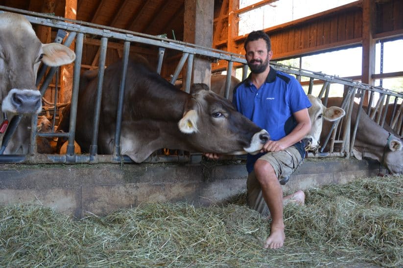 Daniel Baur bewirtschaftet einen Milchviehbetrieb im Westallgäu.Daniel Baur bewirtschaftet einen Milchviehbetrieb im Westallgäu.