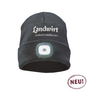 Mütze mit wiederaufladbarer LED-Leuchte