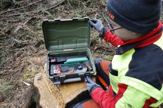 Schleiferl Light von Bast-Ing mit Aufbewahrungskoffer.