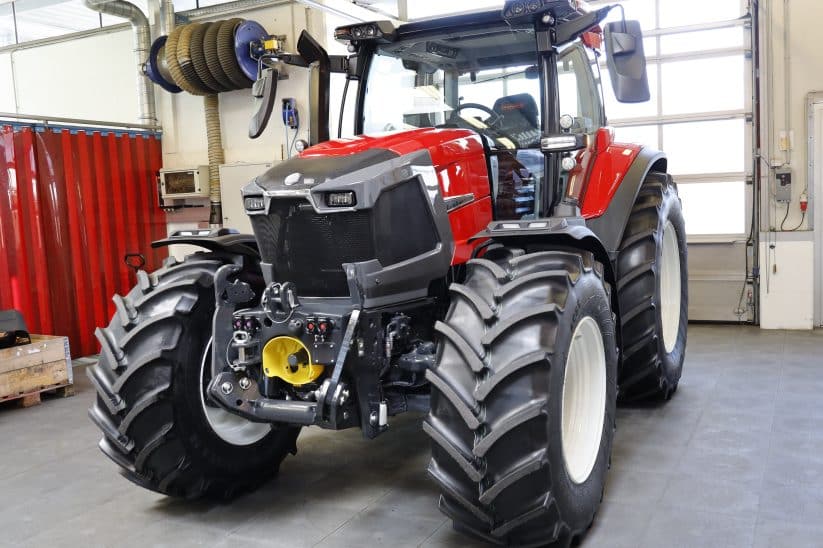 Lindner Lintrac 160 vor dem Rollout in Kundl.