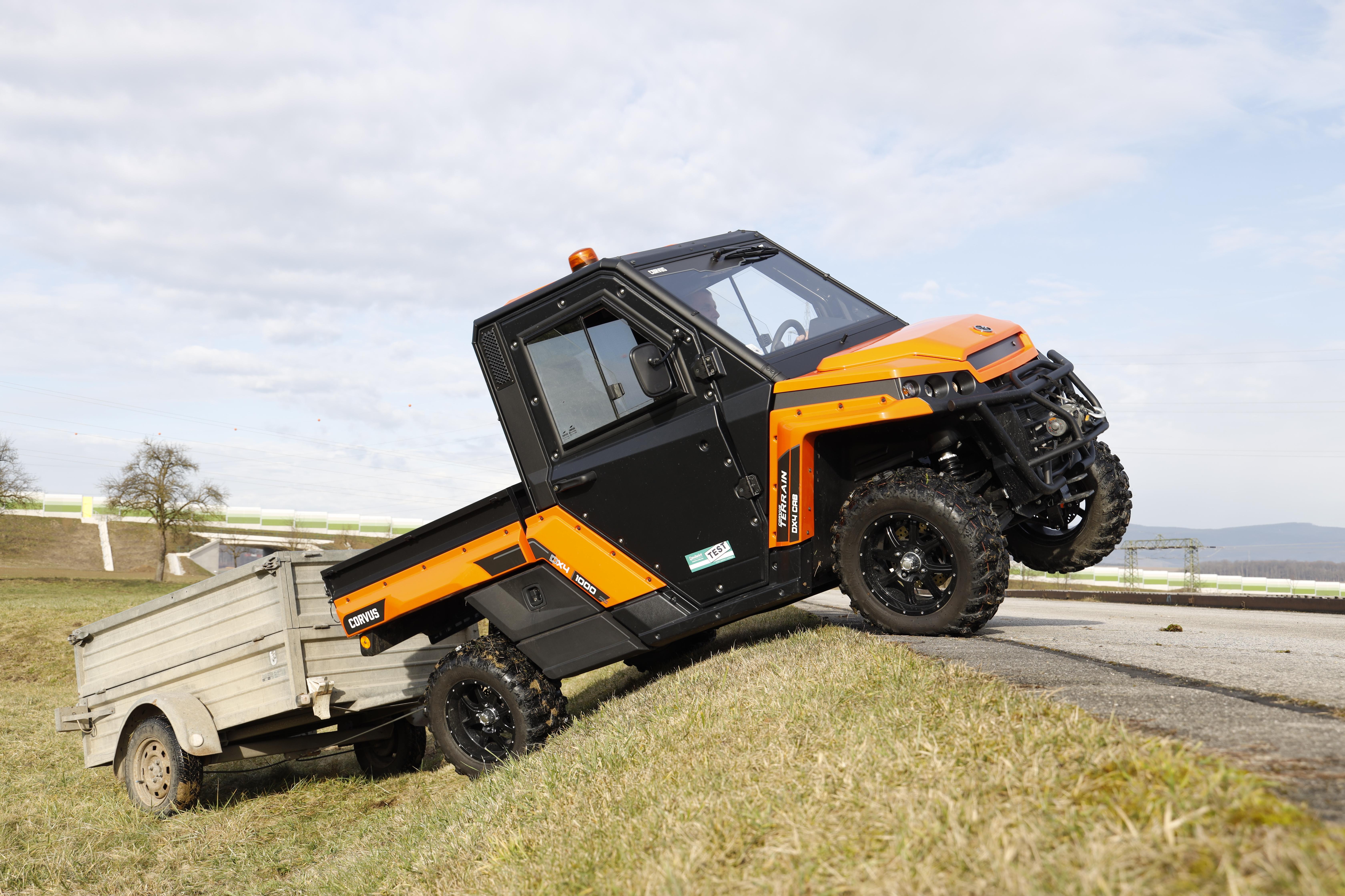 LANDWIRT Praxistest: UTV Corvus Terrain DX4 Cab